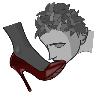Sticker 😘 Femdom slave