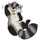 Телеграм стикер 😋 Procyon