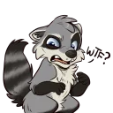 Телеграм стикер 😨 Procyon