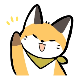 Sticker 🦊 (@ShoutoEmoji) Cute Fox