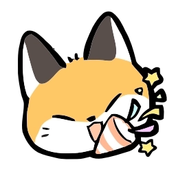 Sticker 🦊 (@ShoutoEmoji) Cute Fox