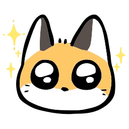 Sticker 🦊 (@ShoutoEmoji) Cute Fox