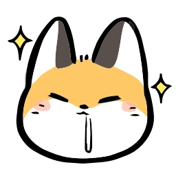Sticker 🦊 (@ShoutoEmoji) Cute Fox
