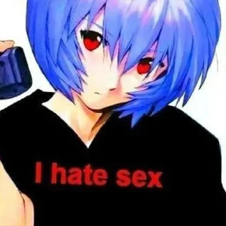 Video sticker 😡 rei ayanami by @piedterre