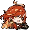 Sticker 😃 ☆ Genshin chibi 2 → @teaxlluw