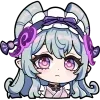 Sticker 😶 ☆ Genshin chibi 2 → @teaxlluw