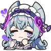 Sticker 💔 ☆ Genshin chibi 2 → @teaxlluw