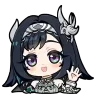 Sticker 🤚 ☆ Genshin chibi 2 → @teaxlluw