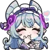 Sticker 🥰 ☆ Genshin chibi 2 → @teaxlluw