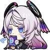Sticker 🍹 ☆ Genshin chibi 2 → @teaxlluw