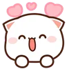 Video sticker 🥰 Peach Cat @fix_x_fox