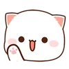 Video sticker 👋 Peach Cat @fix_x_fox