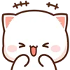 Video sticker 😂 Peach Cat @fix_x_fox