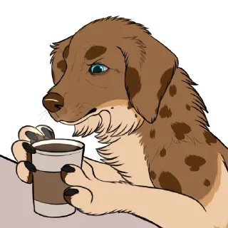 Telegram sticker ☕️ Pepper