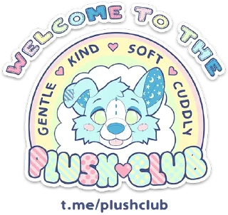 Sticker 🎉 Plush Club