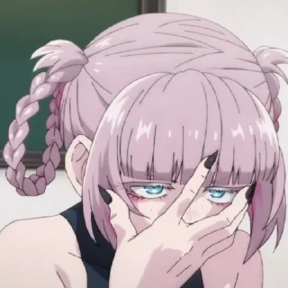 Telegram sticker 🤦‍♀ Надзуна Нанакуса🥵 @YofukashiNoUta_wc