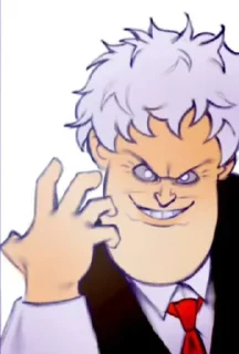 Sticker 🤩 Шигараки зен🧑‍🦳❕ @MoiStikiBot