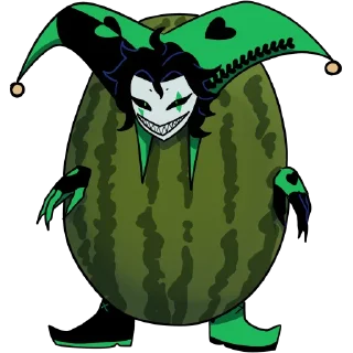 Telegram sticker 🍉 Арлекинни @TgEmodziBot