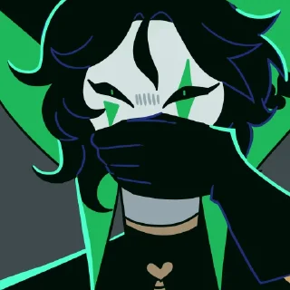 Sticker 🫢 Арлекинни @TgEmodziBot