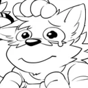 Телеграм стикер 😿 Kemono furry