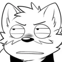 Телеграм стикер 😾 Kemono furry