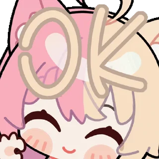 Video sticker 👌 桃井最中Monaka动图 @MonakaSticker
