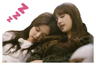 Telegram sticker 💤 BLACKPINK  🖤❤️