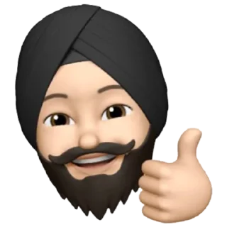 Telegram stiker 👳 ਕਾਕੇ-ਪਟਾਕੇ @PunjabiSticker