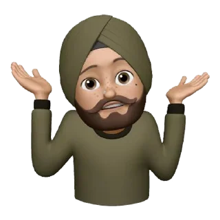 Telegram stiker 👳 ਕਾਕੇ-ਪਟਾਕੇ @PunjabiSticker