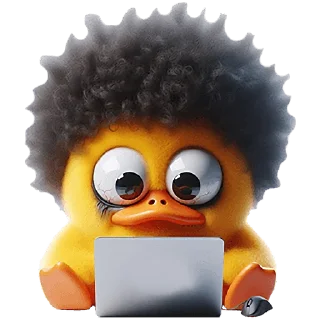 Telegram stiker 😳 Афро селезень @Nyasticks2
