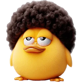 Telegram stiker 🙄 Афро селезень @Nyasticks2