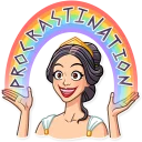 Telegram sticker 🌈 The Muse