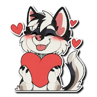 Telegram sticker ❤️ Ekko