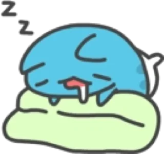 Telegram sticker 😴 capoo