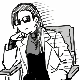 Sticker 🖤 Shoko Ieiri | @Toji_sama