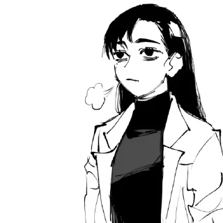 Telegram sticker 🖤 Shoko Ieiri | @Toji_sama