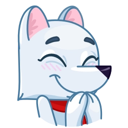 Телеграм стикер ☺️ Arctic Fox