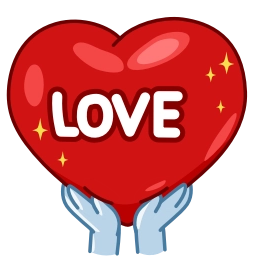 Telegram sticker ❤️ Arctic Fox
