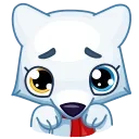 Telegram sticker 🥺 Arctic Fox