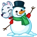 Telegram sticker 👋 Arctic Fox