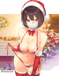 Telegram stiker 🎄 Christmas Hentai @hentstick