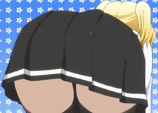 Sticker 🍑 Anime Butts (animated)