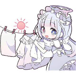 Video sticker 😴 Плакса-ангел @Nyasticks