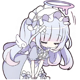 Video sticker 😌 Плакса-ангел @Nyasticks