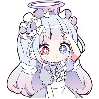 Video sticker 🫡 Плакса-ангел @Nyasticks