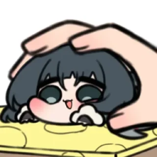 Telegram sticker 🐁 Chibi Jane Doe