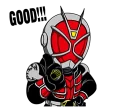Video sticker 👌 Kamen Rider @KawaiiSticker