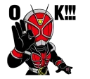 Video sticker 🆗 Kamen Rider @KawaiiSticker