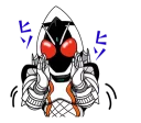 Telegram sticker 👋 Kamen Rider @KawaiiSticker