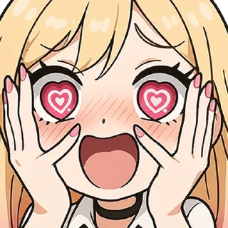 Telegram sticker 😍 Marin Kitagawa @fixfox